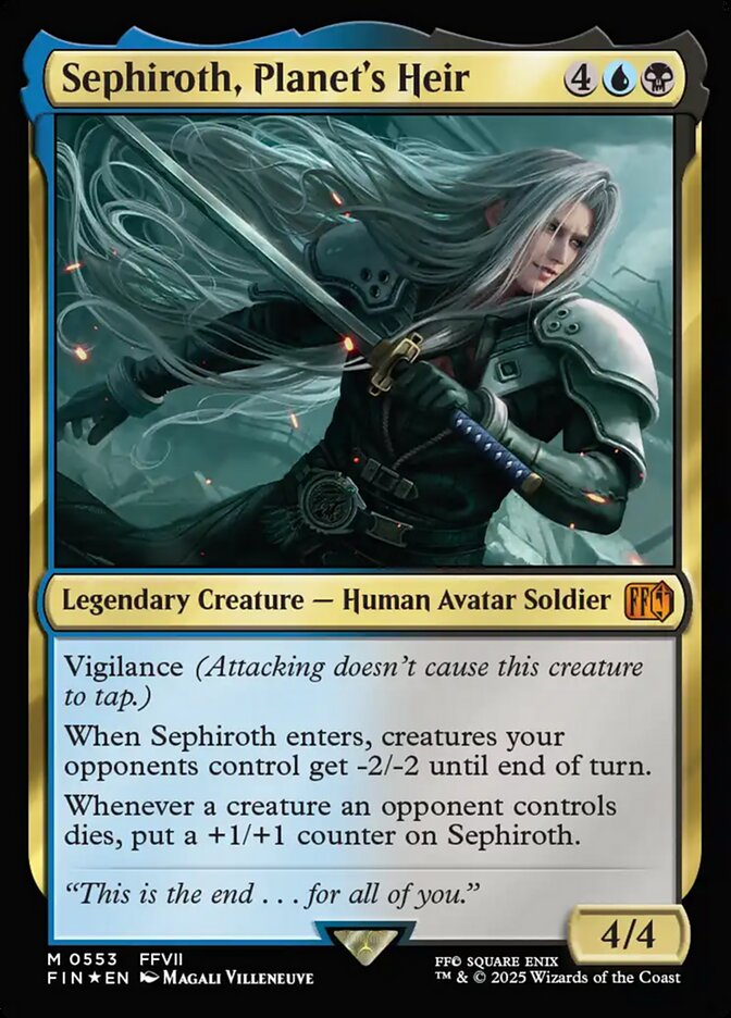 Sephiroth, Planet's Heir 553/309 (FINAL FANTASY) - Foil