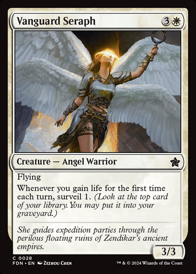 Vanguard Seraph 28/291 (Foundations)