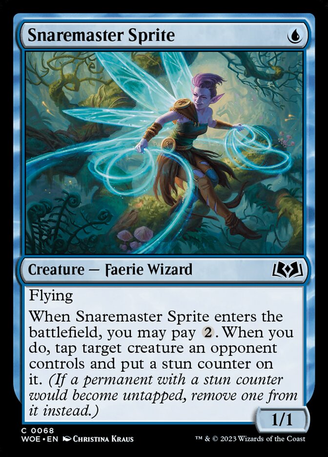 Snaremaster Sprite 68/276 (Wilds of Eldraine) - Foil