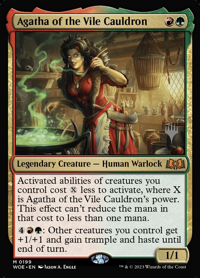 Agatha of the Vile Cauldron 199p/200 (Promo Pack: Wilds of Eldraine)