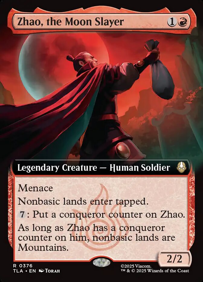 Zhao, the Moon Slayer 376/286 (Avatar: The Last Airbender) - Extended Art Foil