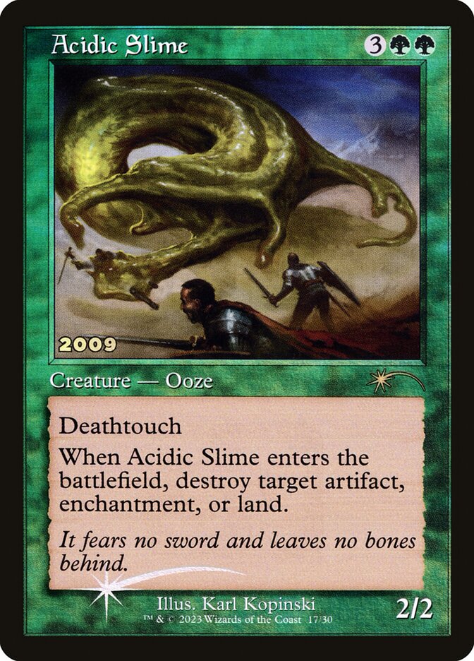Acidic Slime 17 (30th Anniversary Promos) - Foil