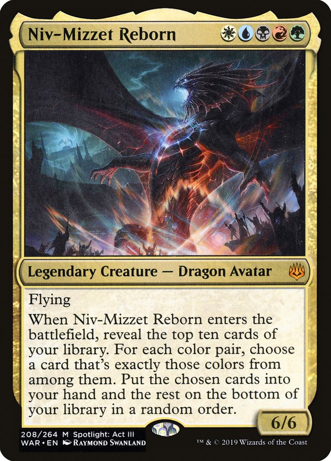 Niv-Mizzet Reborn 208 (War of the Spark)
