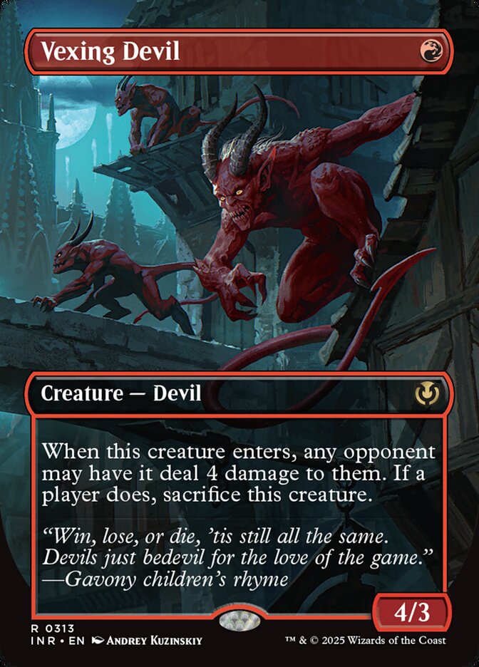 Vexing Devil 313/287 (Innistrad Remastered) - Borderless