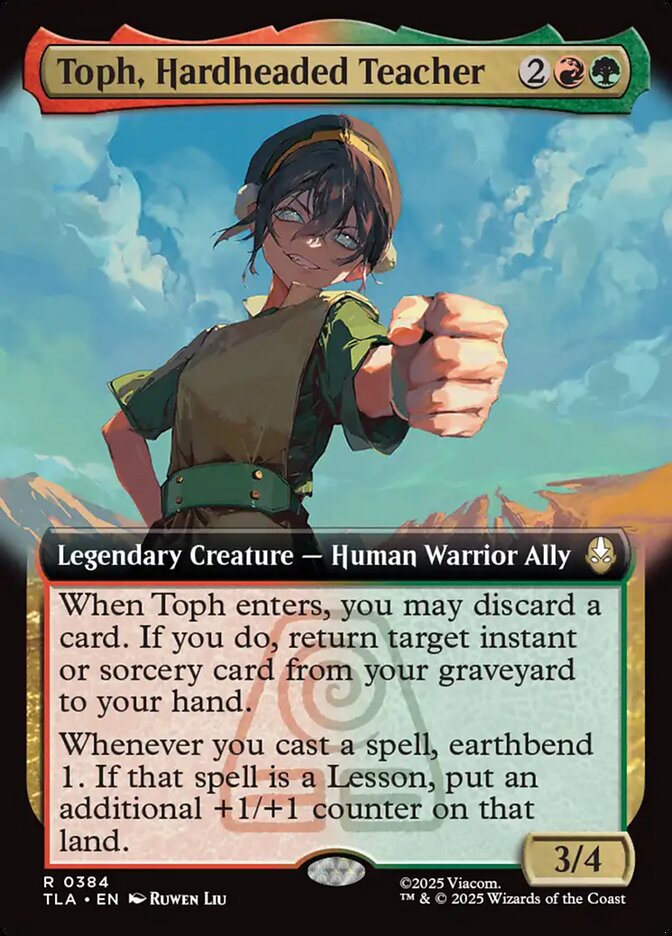 Toph, Hardheaded Teacher 384 (Avatar: The Last Airbender) - Extended Art Foil