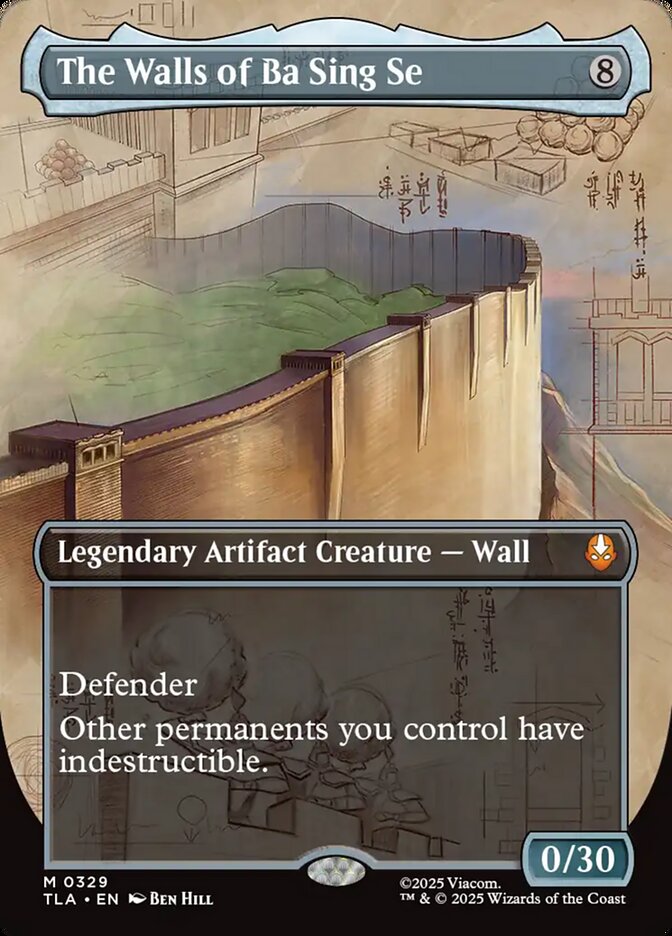 The Walls of Ba Sing Se 329 (Avatar: The Last Airbender) - Borderless Foil
