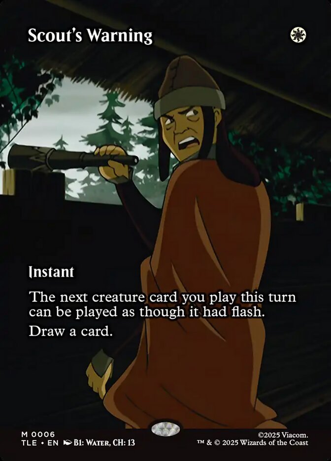 Scout's Warning 6 (Avatar: The Last Airbender: Eternal-Legal) - Borderless