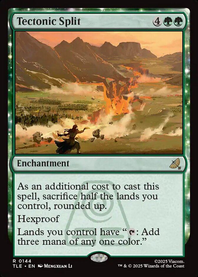 Tectonic Split 144 (Avatar: The Last Airbender: Eternal-Legal) - Foil
