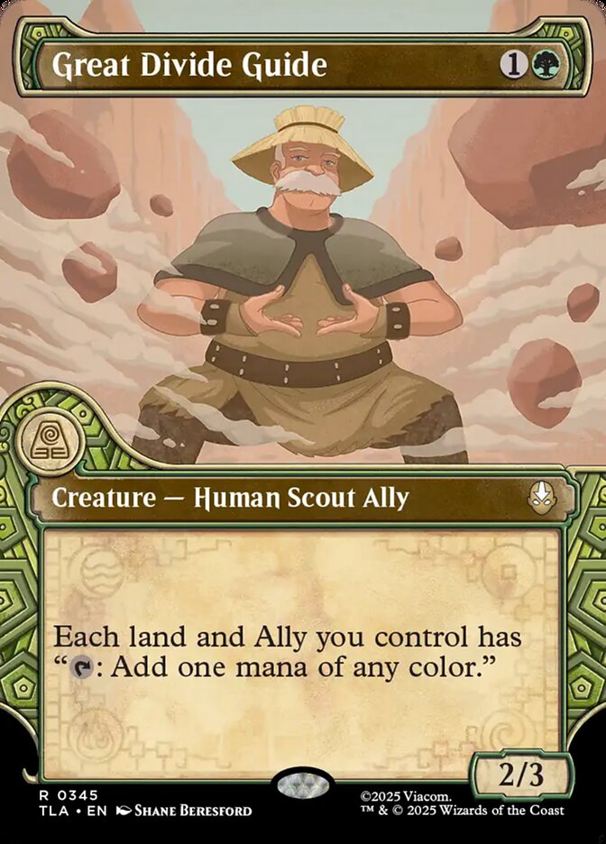Great Divide Guide 345 (Avatar: The Last Airbender) - Showcase Foil