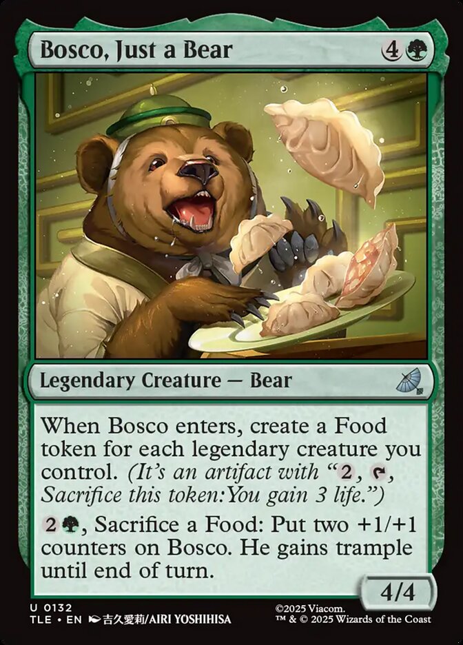 Bosco, Just a Bear 132/317 (Avatar: The Last Airbender: Eternal-Legal) - Foil