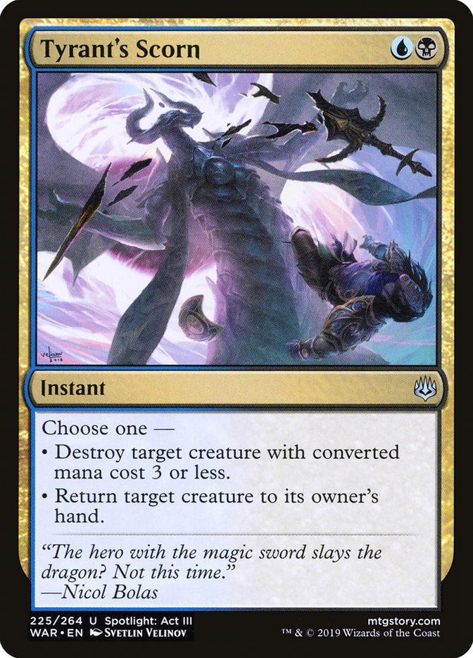 Tyrant's Scorn 225/264 (War of the Spark)