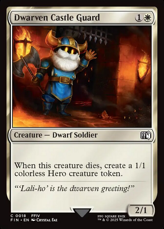 Dwarven Castle Guard 18/309 (FINAL FANTASY) - Foil