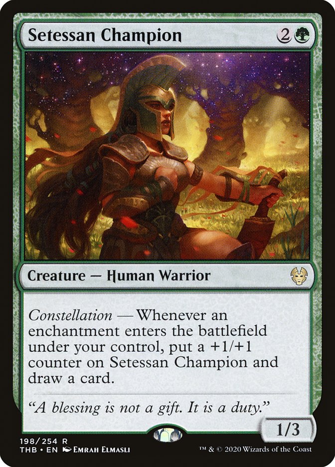 Setessan Champion 198/254 (Theros Beyond Death) - Foil