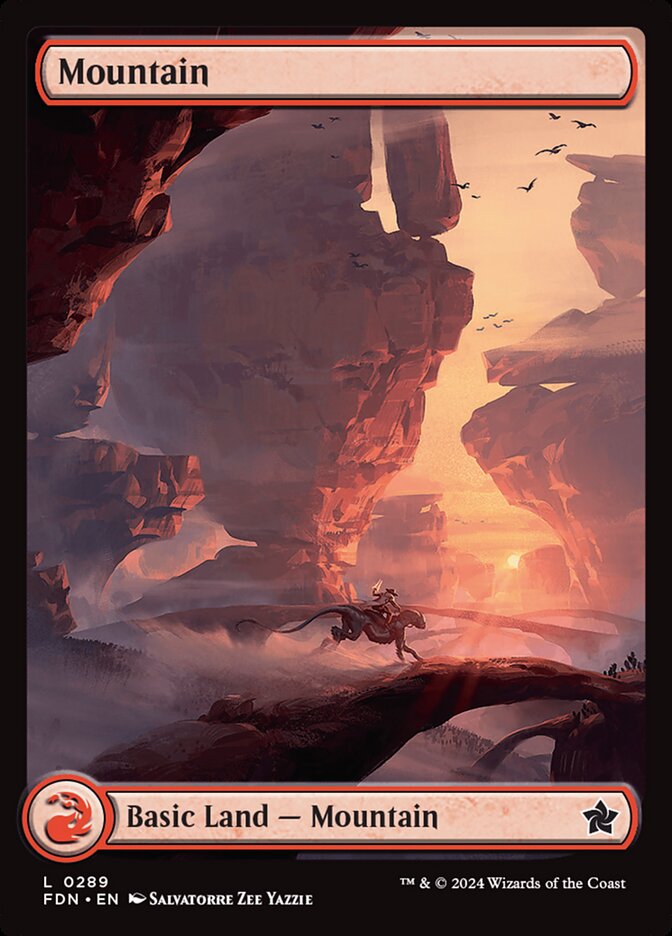 Mountain 289/291 (Foundations) - Foil
