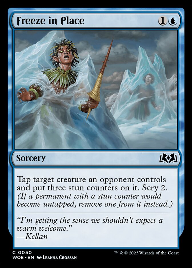 Freeze in Place 50/276 (Wilds of Eldraine) - Foil