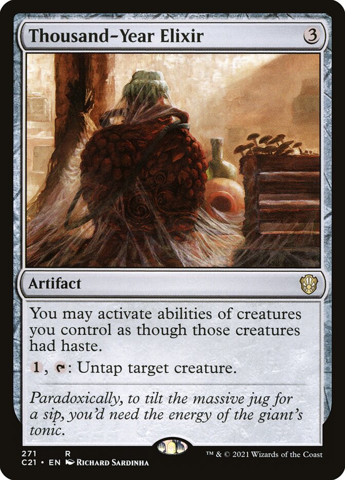 Thousand-Year Elixir 271/81 (Commander 2021)
