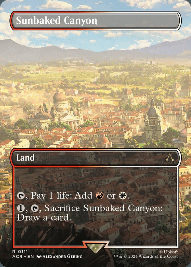 Sunbaked Canyon 111 (Universes Beyond: Assassin's Creed) - Borderless