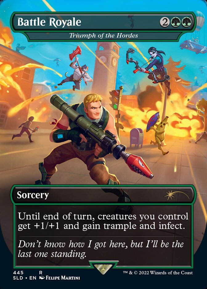 Battle Royale // Triumph of the Hordes 445 (Secret Lair Drop Series) - Borderless Foil