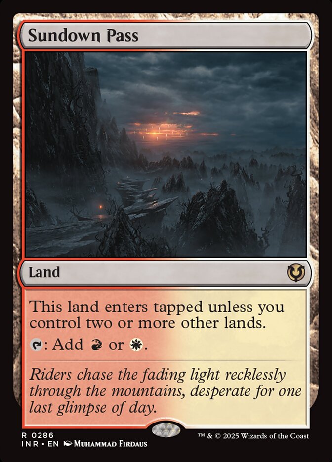 Sundown Pass 286/287 (Innistrad Remastered) - Foil