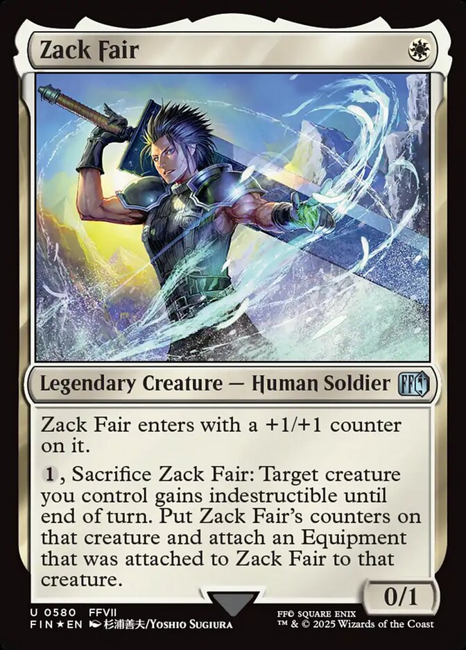 Zack Fair 580/309 (FINAL FANTASY) - Surge Foil