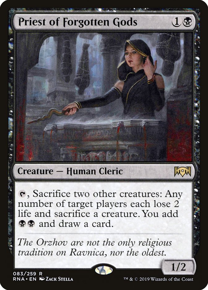 Priest of Forgotten Gods 83 (Ravnica Allegiance) - Foil