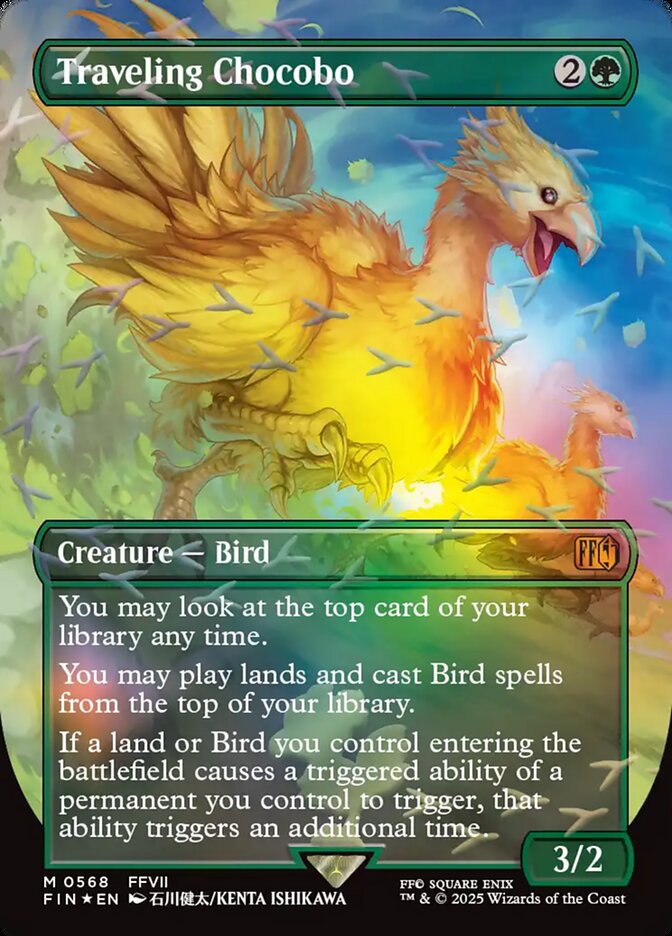 Traveling Chocobo 568 (FINAL FANTASY) - Borderless Chocobo Track Foil