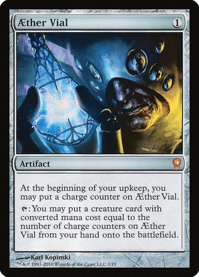 Aether Vial 1/15 (From the Vault: Relics) - Foil