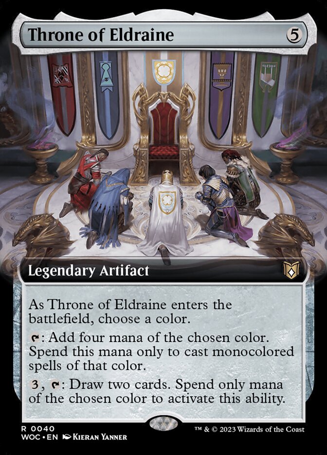 Throne of Eldraine 40 (Commander: Wilds of Eldraine) - Extended Art Foil