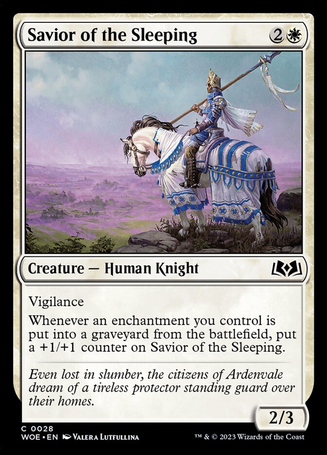 Savior of the Sleeping 28/276 (Wilds of Eldraine) - Foil