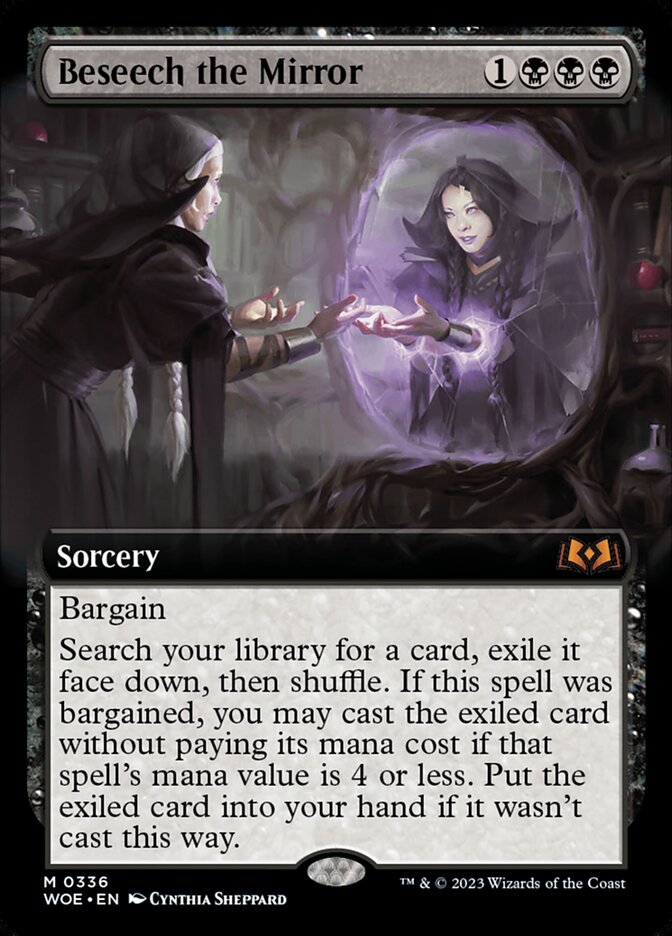 Beseech the Mirror 336 (Wilds of Eldraine) - Extended Art Foil