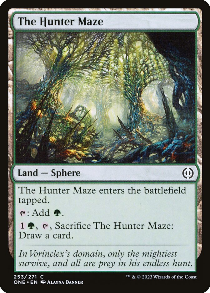 The Hunter Maze 253/271 (Phyrexia: All Will Be One)
