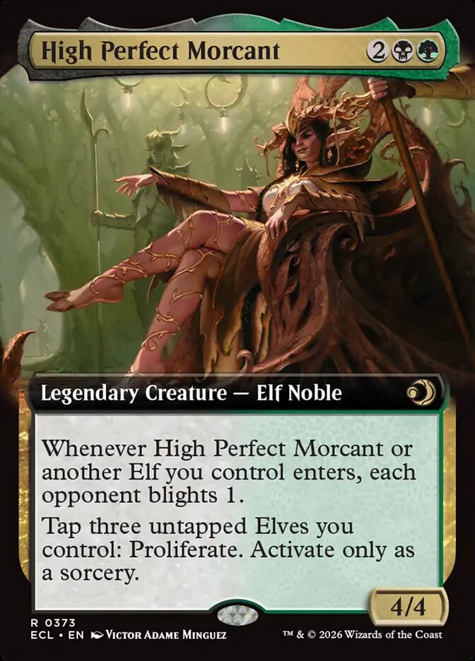 High Perfect Morcant 373/273 (Lorwyn Eclipsed) - Extended Art