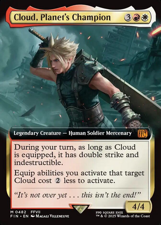Cloud, Planet's Champion 482/309 (FINAL FANTASY) - Extended Art