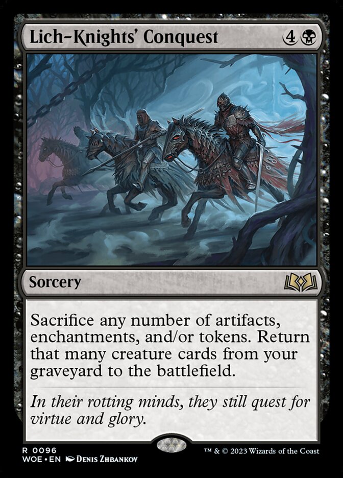 Lich-Knights' Conquest 96/276 (Wilds of Eldraine) - Foil