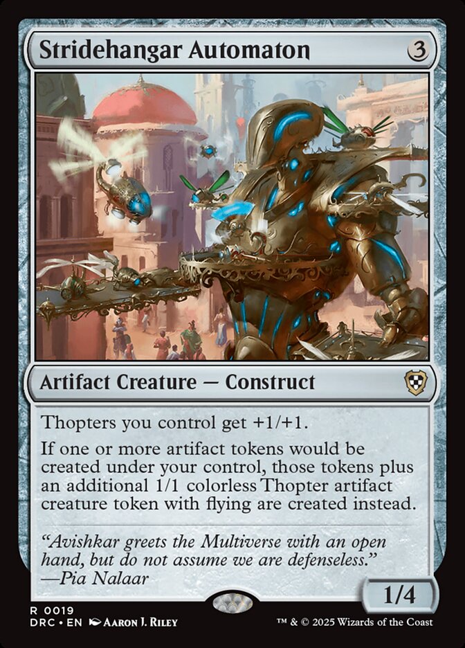Stridehangar Automaton 19 (Commander: Aetherdrift)