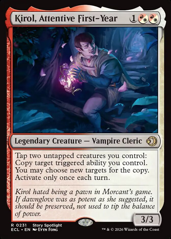Kirol, Attentive First-Year 231/273 (Lorwyn Eclipsed)