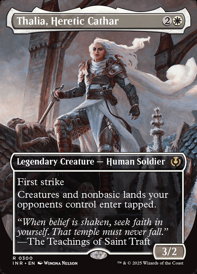 Thalia, Heretic Cathar 300/287 (Innistrad Remastered) - Borderless