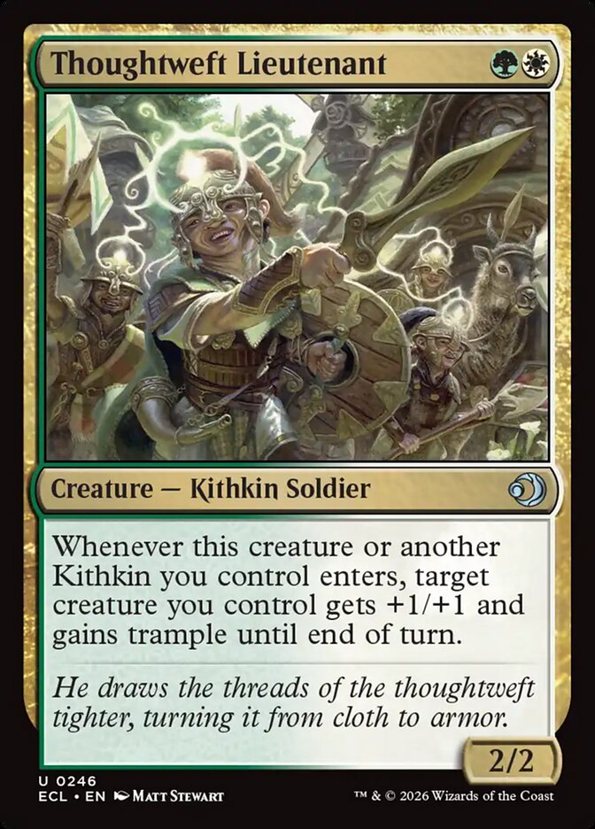 Thoughtweft Lieutenant 246 (Lorwyn Eclipsed) - Foil