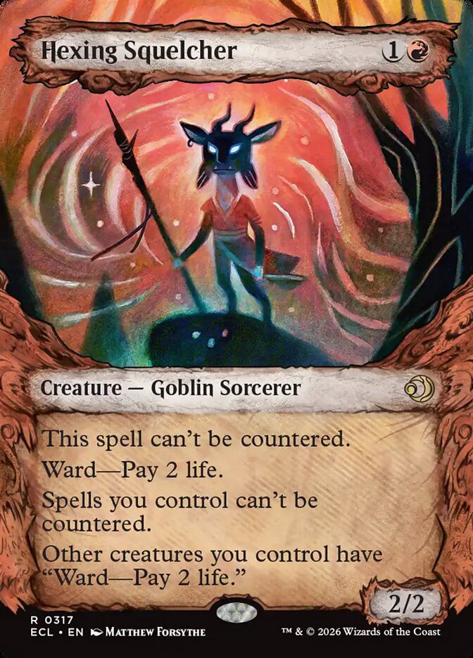 Hexing Squelcher 317 (Lorwyn Eclipsed) - Showcase Foil