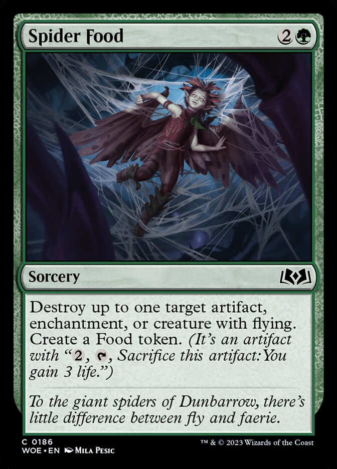 Spider Food 186 (Wilds of Eldraine) - Foil