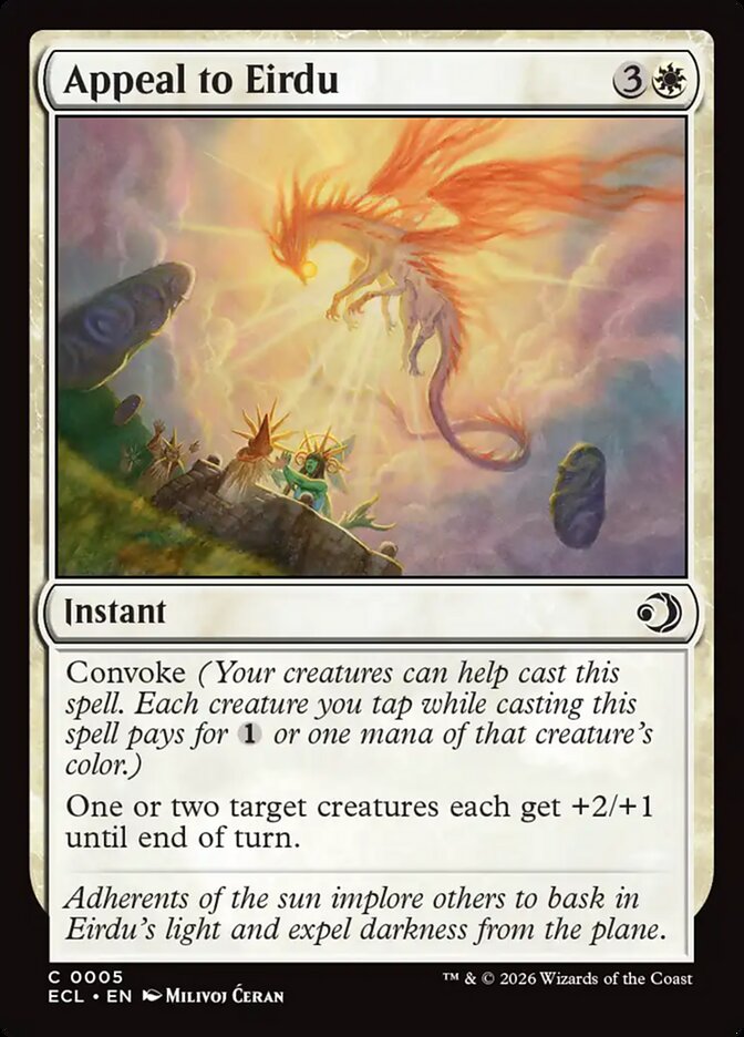 Appeal to Eirdu 5 (Lorwyn Eclipsed) - Foil