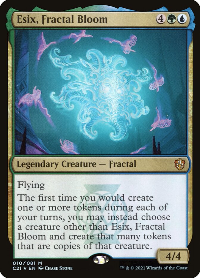 Esix, Fractal Bloom 10/81 (Commander 2021) - Foil
