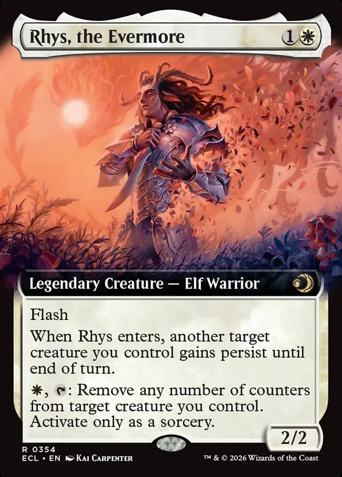 Rhys, the Evermore 354 (Lorwyn Eclipsed) - Extended Art
