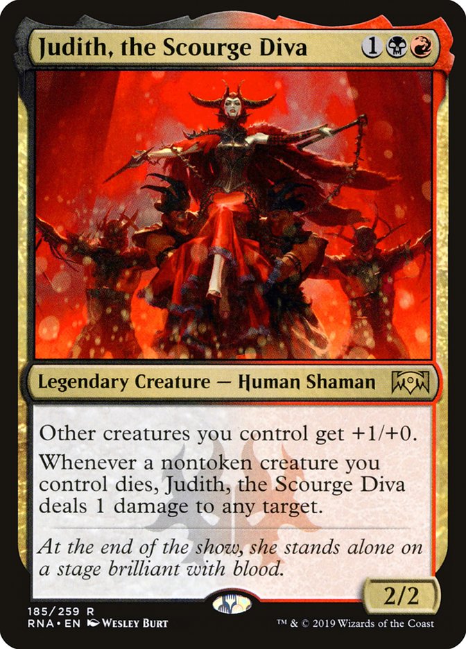 Judith, the Scourge Diva 185 (Ravnica Allegiance)