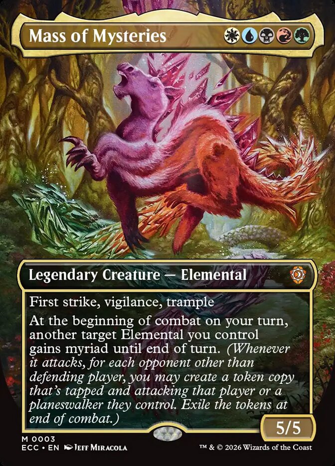 Mass of Mysteries 3/176 (Commander: Lorwyn Eclipsed) - Borderless