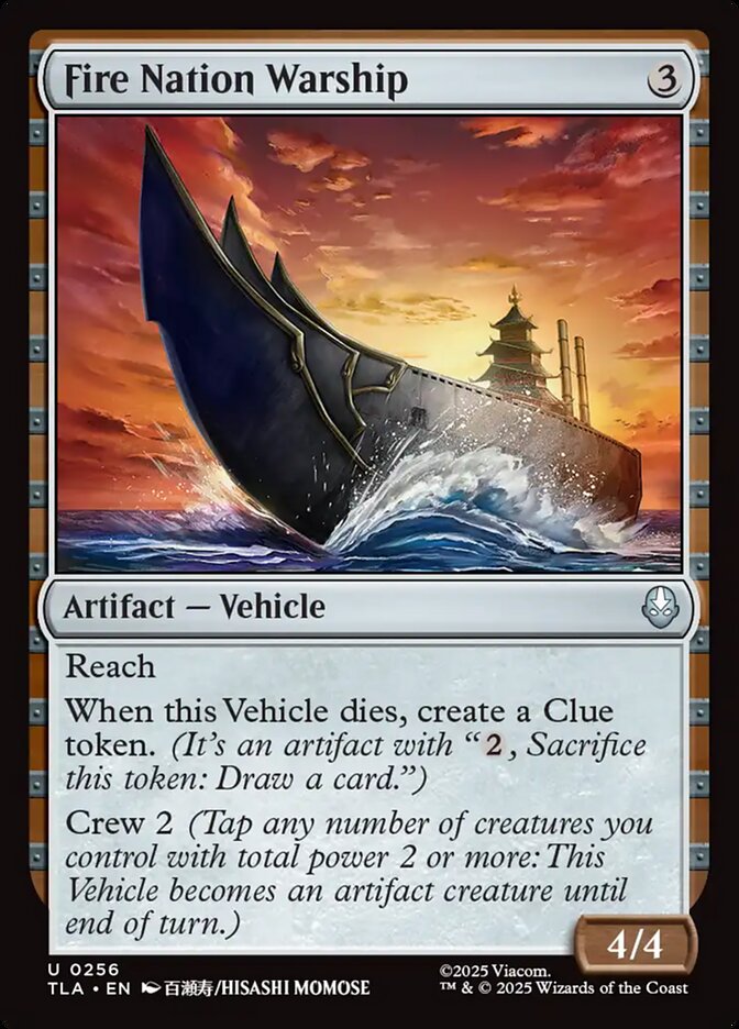 Fire Nation Warship 256 (Avatar: The Last Airbender) - Foil