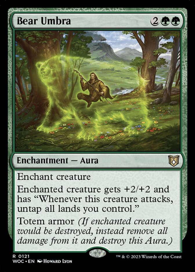 Bear Umbra 121/173 (Commander: Wilds of Eldraine)