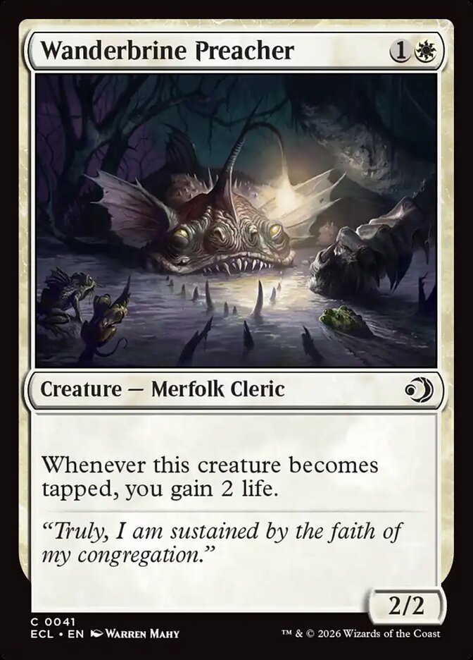Wanderbrine Preacher 41/273 (Lorwyn Eclipsed) - Foil