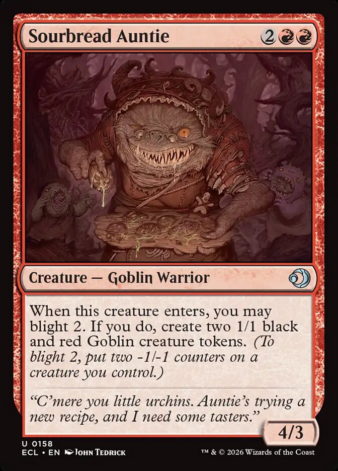 Sourbread Auntie 158/273 (Lorwyn Eclipsed) - Foil