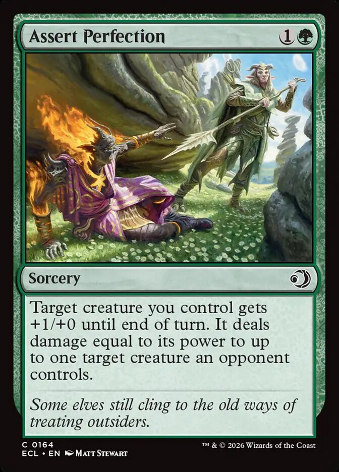 Assert Perfection 164 (Lorwyn Eclipsed) - Foil